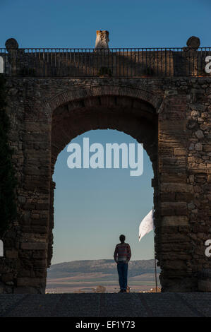 Arco de los Gigantes ('Giants' Arch') à Antequera, Espagne. Banque D'Images