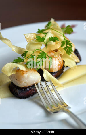 Le restaurant de l'hôtel Endsleigh, près de Tavistock, Devonshire. Banque D'Images