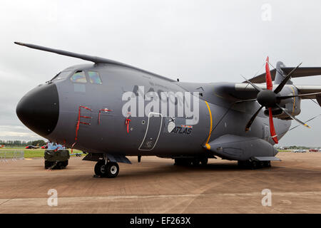 La Royal Air Force militaire Airbus A400M, avion de transport de l'Atlas au 2012 Royal International Air Tattoo, RAF Fairford, UK. Banque D'Images