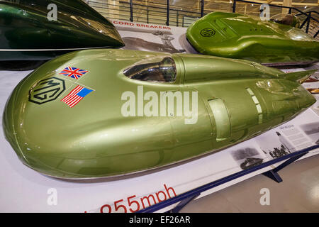 1957 MG EX 181 Land Speed Record Breaker Afficher Heritage Motor Center Gaydon dans le Warwickshire UK Banque D'Images