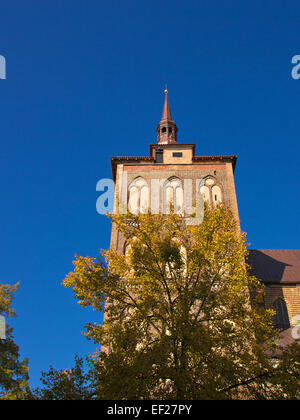 Une église à Rostock (Allemagne). Banque D'Images