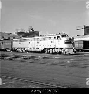 [Fort Worth & Denver City, Diesel Locomotive électrique-no 9981B] Banque D'Images