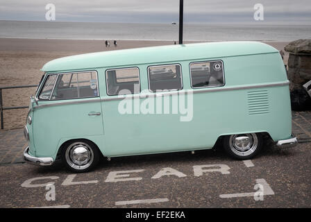 Campervan vw, Tynemouth Banque D'Images