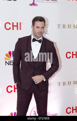 Doral, FL, USA. 25 Jan, 2015. Miami, FL - Jan 25 : William Levy assiste au défilé de Miss Univers 63e congrès annuel tenu à National Trump Doral Miami le 25 janvier 2015 à Miami, FL. Crédit : Andrew Patron/ZUMA/Alamy Fil Live News Banque D'Images