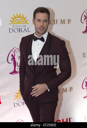 Doral, FL, USA. 25 Jan, 2015. Miami, FL - Jan 25 : William Levy assiste au défilé de Miss Univers 63e congrès annuel tenu à National Trump Doral Miami le 25 janvier 2015 à Miami, FL. Crédit : Andrew Patron/ZUMA/Alamy Fil Live News Banque D'Images