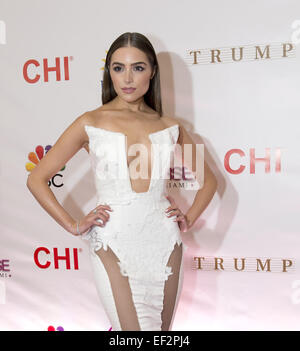 Doral, FL, USA. 25 Jan, 2015. Miami, FL - Jan 25 : Miss Univers 2012 Olivia Culpo assister au 63e congrès annuel tenu au défilé de Miss Univers National Trump Doral Miami le 25 janvier 2015 à Miami, FL. Crédit : Andrew Patron/ZUMA/Alamy Fil Live News Banque D'Images