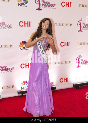 Doral, FL, USA. 25 Jan, 2015. Miami, FL - Jan 25 : Miss Teen USA 2014, K. Lee Graham assiste à la 63e défilé de Miss Univers annuelle tenue au National Trump Doral Miami le 25 janvier 2015 à Miami, FL. Crédit : Andrew Patron/ZUMA/Alamy Fil Live News Banque D'Images