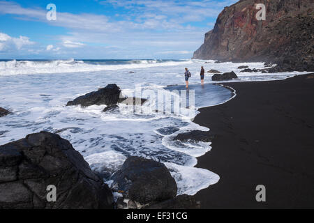 Playa del Ingles, Valle Gran Rey, La Gomera, Canary Islands, Spain Banque D'Images