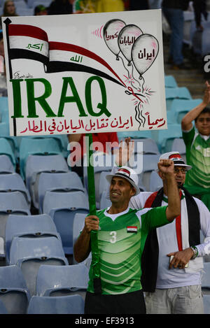 Sydney, Australie. 26 janvier, 2015. Demi-finale de la coupe d'Asie des nations. République de Corée v l'Iraq. Fans avant le match.Corée du Sud a gagné le match sur le score de 2-0. Credit : Action Plus Sport/Alamy Live News Banque D'Images