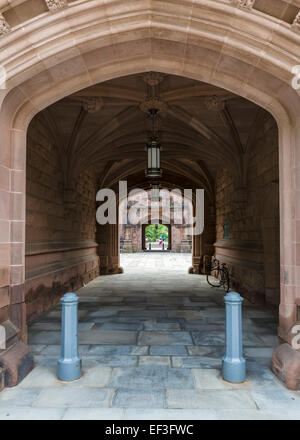 Au arcades Pyne Hall, Université de Princeton, Princeton, New Jersey, USA Banque D'Images