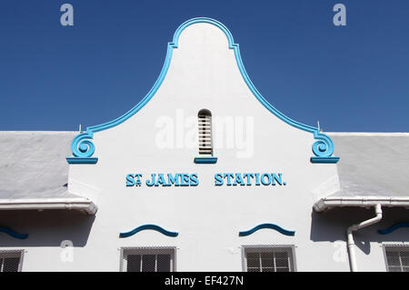 Gare au chic de St James à Cape Town Banque D'Images