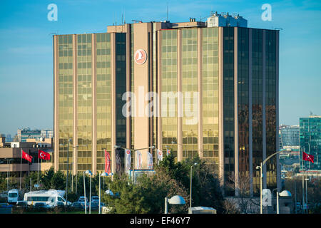 Siège de la Turkish Airlines, Istanbul, Turquie Banque D'Images