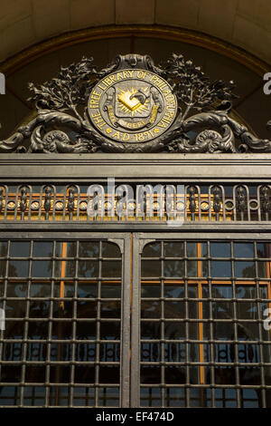 Bâtiment de la bibliothèque libre de Philadelphie PA Banque D'Images