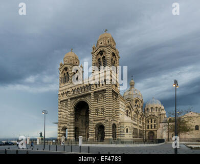 La cathédrale de Marseille, France Banque D'Images