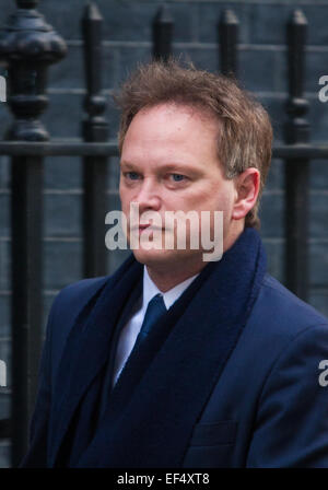 Downing Street, Londres, le 27 janvier 2015. Les ministres ont assister à la réunion hebdomadaire du cabinet à Downing Street. Sur la photo : Grant Shapps Crédit : Paul Davey/Alamy Live News Banque D'Images