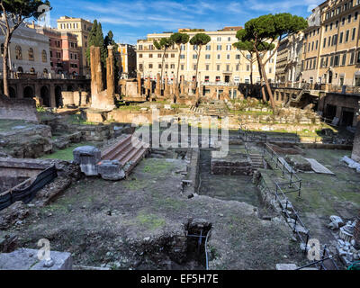 Largo di Torre Argentina à Rome, Italie Banque D'Images