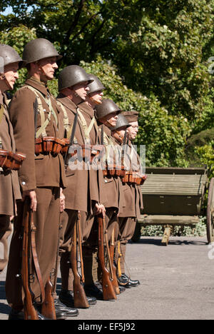 Bataillon de l'armée polonaise parade KRWP Banque D'Images