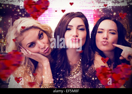 Image composite de pretty friends Banque D'Images