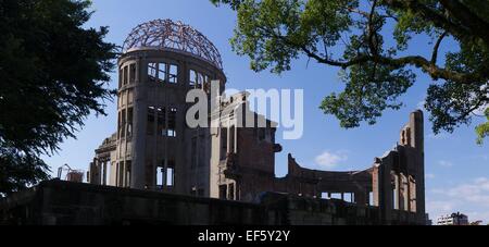 Dôme de la bombe atomique à Hiroshima, Japon Banque D'Images