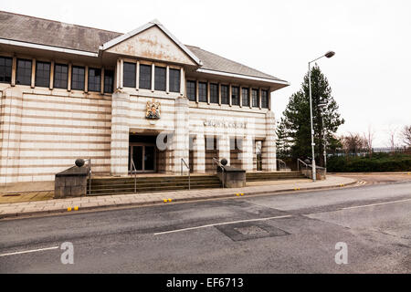 Ville de Doncaster crown court house building/signer South Yorkshire UK Angleterre Banque D'Images