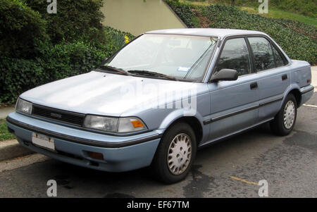 1988 Toyota Corolla berline 1992 0321 2012 Banque D'Images