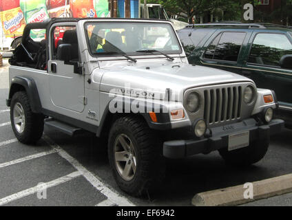 Jeep Wrangler Unlimited Rubicon 1er Banque D'Images