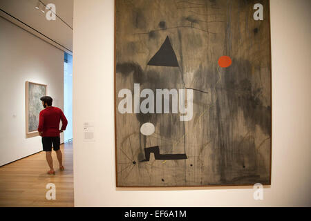 La naissance du monde, 1925, peinture de Joan Mirò, MOMA, Museum of Modern Art, New York, USA, Amérique Latine Banque D'Images