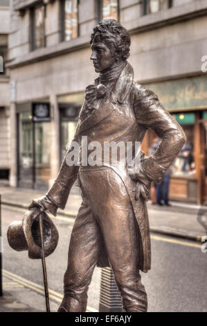 Statue de Beau brummell Jermyn Street Londres Banque D'Images