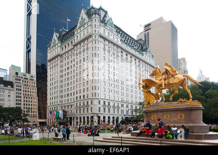 Plaza Hotel, Central Park South et Grand Army Plaza, Midtown, Manhattan, New York, USA, Amérique latine Banque D'Images