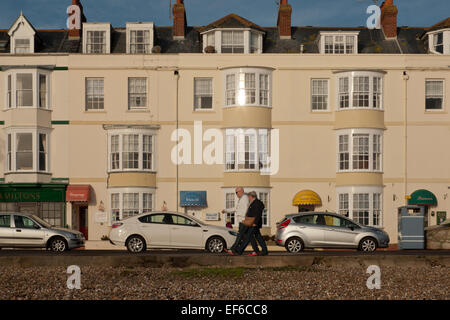 Hôtels et chambres d'hôtes, Esplanade Weymouth, Dorset UK Banque D'Images