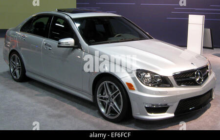 2012 Mercedes Benz C63 AMG Berline 2012 DC Banque D'Images