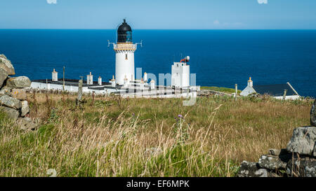 Dunnet Head, le point le plus septentrional de l'UK mainland au crépuscule Banque D'Images