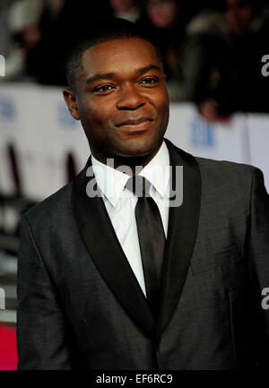 Londres, Royaume-Uni. 27 janvier, 2015. David Oyelowo assister à première européenne de Selma au Curzon Mayfair London 27 janvier 2015 Crédit : Peter Phillips/Alamy Live News Banque D'Images