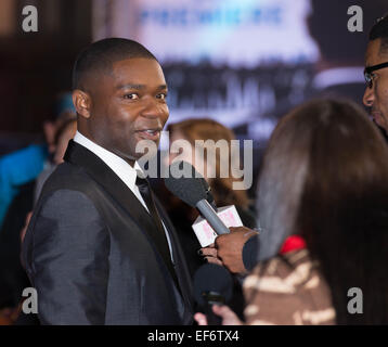 L'acteur David Oyelowo assiste à la première européenne de "elma' au Curzon Mayfair. Banque D'Images