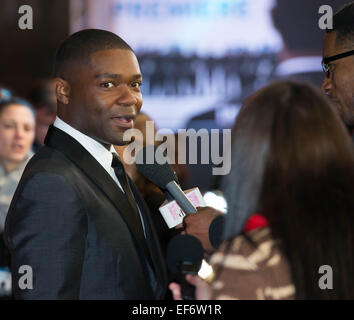 L'acteur David Oyelowo assiste à la première européenne de "elma' au Curzon Mayfair. Banque D'Images