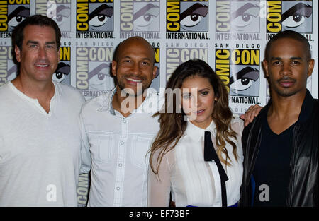 International Comic-Con : San Diego - 20th Century Fox présentation à San Diego Convention Center avec : Rob Riggle,Keegan Michael Key,Nina Dobrev,Damon Wayans Jr Où : San Diego, California, United States Quand : 25 Oct 2014 Banque D'Images