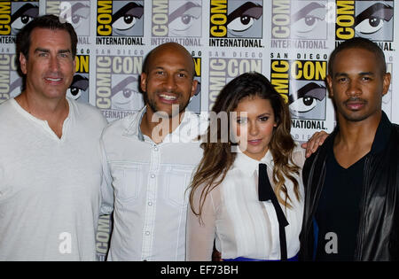 International Comic-Con : San Diego - 20th Century Fox présentation à San Diego Convention Center avec : Rob Riggle,Keegan Michael Key,Nina Dobrev,Damon Wayans Jr Où : San Diego, California, United States Quand : 25 Oct 2014 Banque D'Images