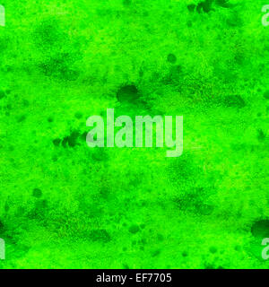 Seamless texture macro vert coups de pinceau aquarelles Banque D'Images