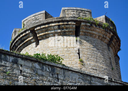 Fort de Socoa dans la côte Atlantique Banque D'Images