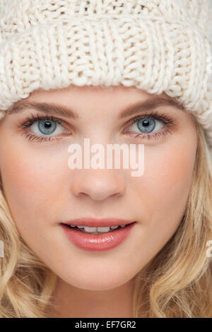 Portrait of a Beautiful woman posing Banque D'Images