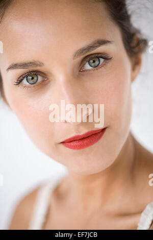 Portrait d'une belle femme Banque D'Images