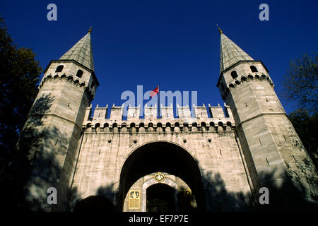 Turquie, Istanbul, palais de Topkapi, Babüsselam, la porte de la deuxième cour Banque D'Images