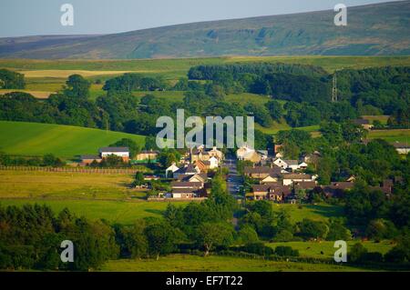 Ligne basse, Brampton, Cumbria, England, UK. Banque D'Images