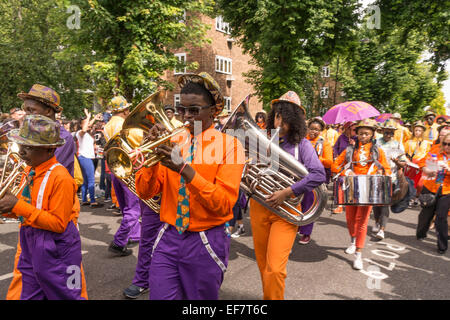 Le carnaval de Notting Hill, Londres, Angleterre Banque D'Images