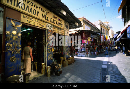 Grèce, Athènes, marché aux puces de Monastiráki Banque D'Images