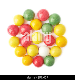 Plusieurs chewing-gum balls isolated Banque D'Images