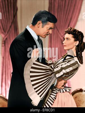 CLARK GABLE, Vivien Leigh, autant en emporte le vent, 1939 Banque D'Images