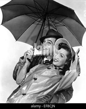 GENE Kelly, Debbie Reynolds, Singin' in the Rain, 1952 Banque D'Images