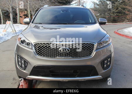 Hollywood, Californie, USA. 28 janvier, 2015. J15735CHW.Visitez le Souper des célébrités Kia Suite par STK au Sundance Film Festival 2015, Park City, UT.01/27/2015.Kia Sorento 2015 au Sundance Film Festival.©Clinton H. Wallace/Photomundo/ Photos © Clinton Wallace/Globe Photos/ZUMA/Alamy Fil Live News Banque D'Images