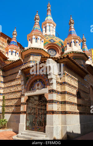 Église de Lloret de Mar, Espagne Banque D'Images